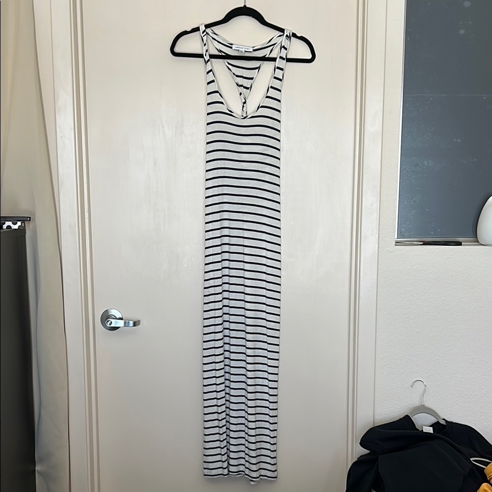 Amour Vert Stripe Maxi Dress - sz XS